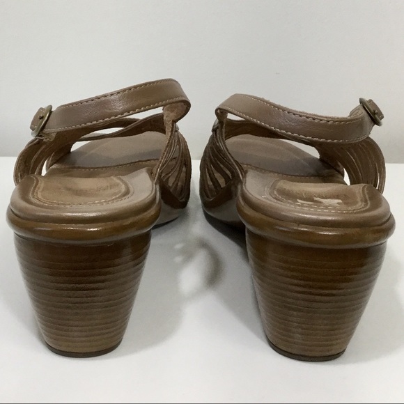 Dansko Leather Dress Sandals EUR 40 US 9 Brown EUC - Picture 4 of 6